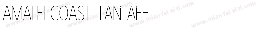 Amalfi Coast Tan Ae字体转换